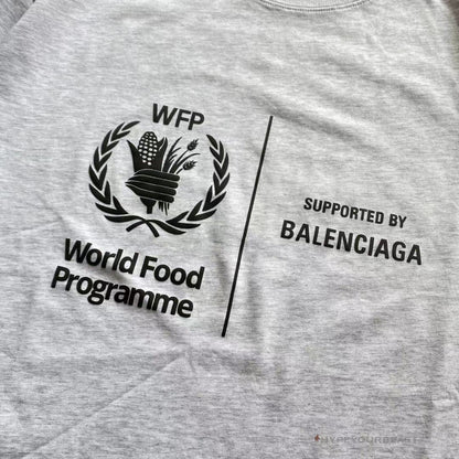 BCG Support Word Food Programme Tee Shirt Grey