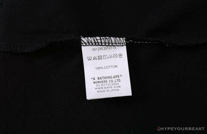 BAPE Baby Milo Blue Shark Hat Little Monkey Tee Shirt 'BLACK'