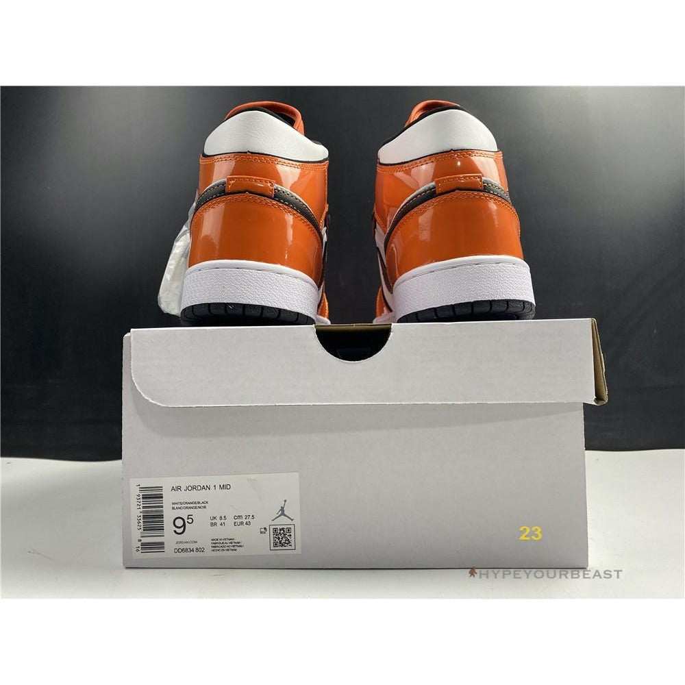 Air Jordan 1 Mid Turf Orange Patent