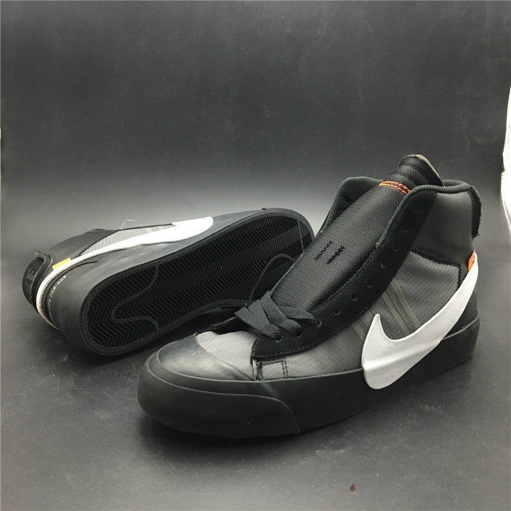 Off White X Nike Mid Blazer Black