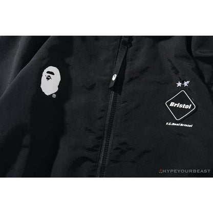 BAPE x FCRB Joint Double Zip Camouflage Hoodie 'BLACK'