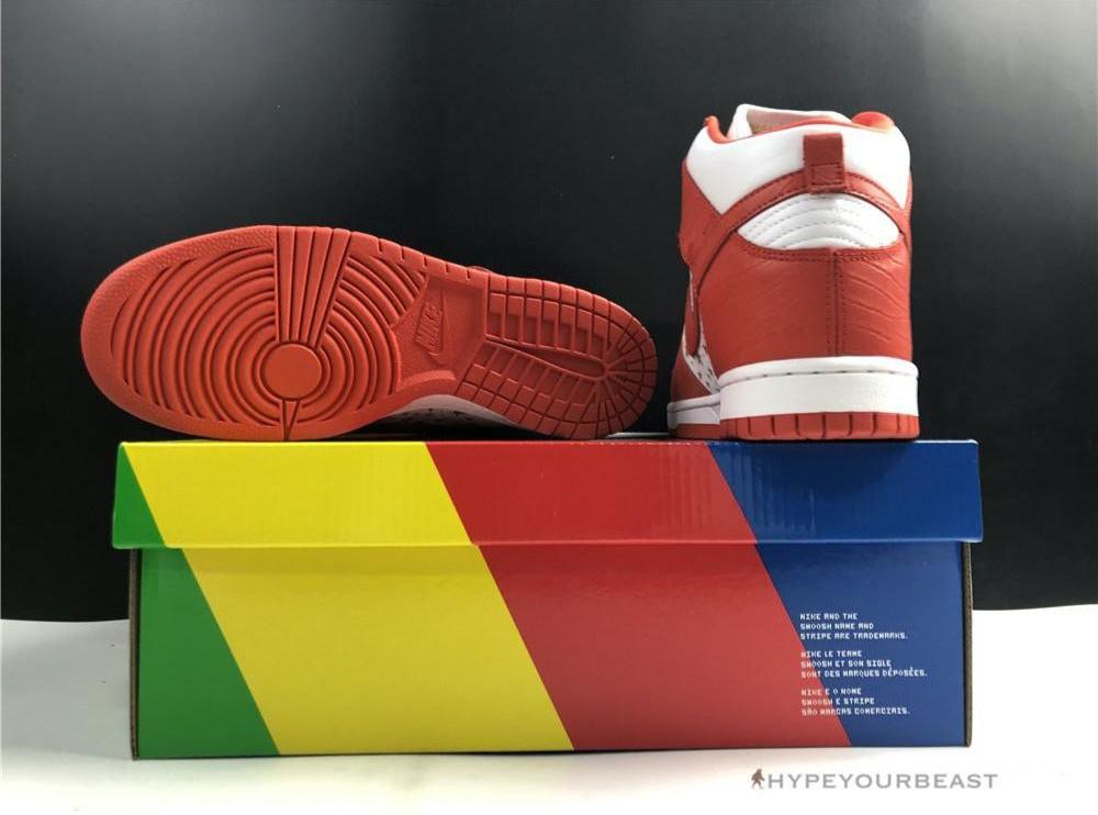 Nike Dunk High X Supreme Red