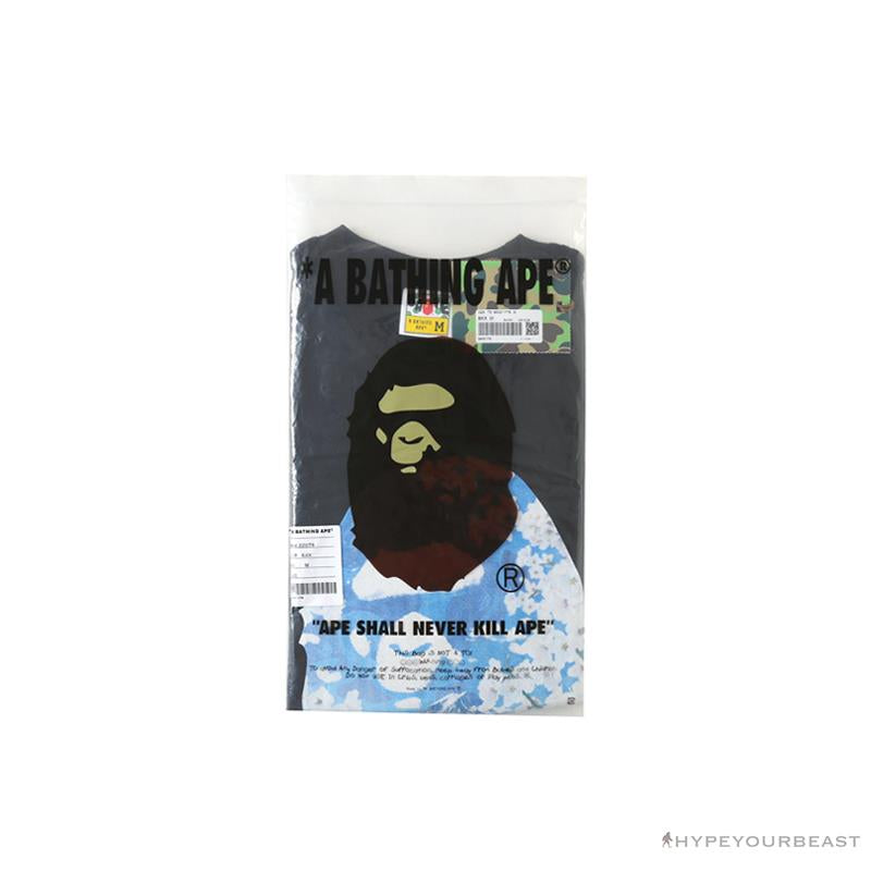 BAPE Japan Limited Edition Mt. Fuji Sakura Tee Shirt 'BLACK'
