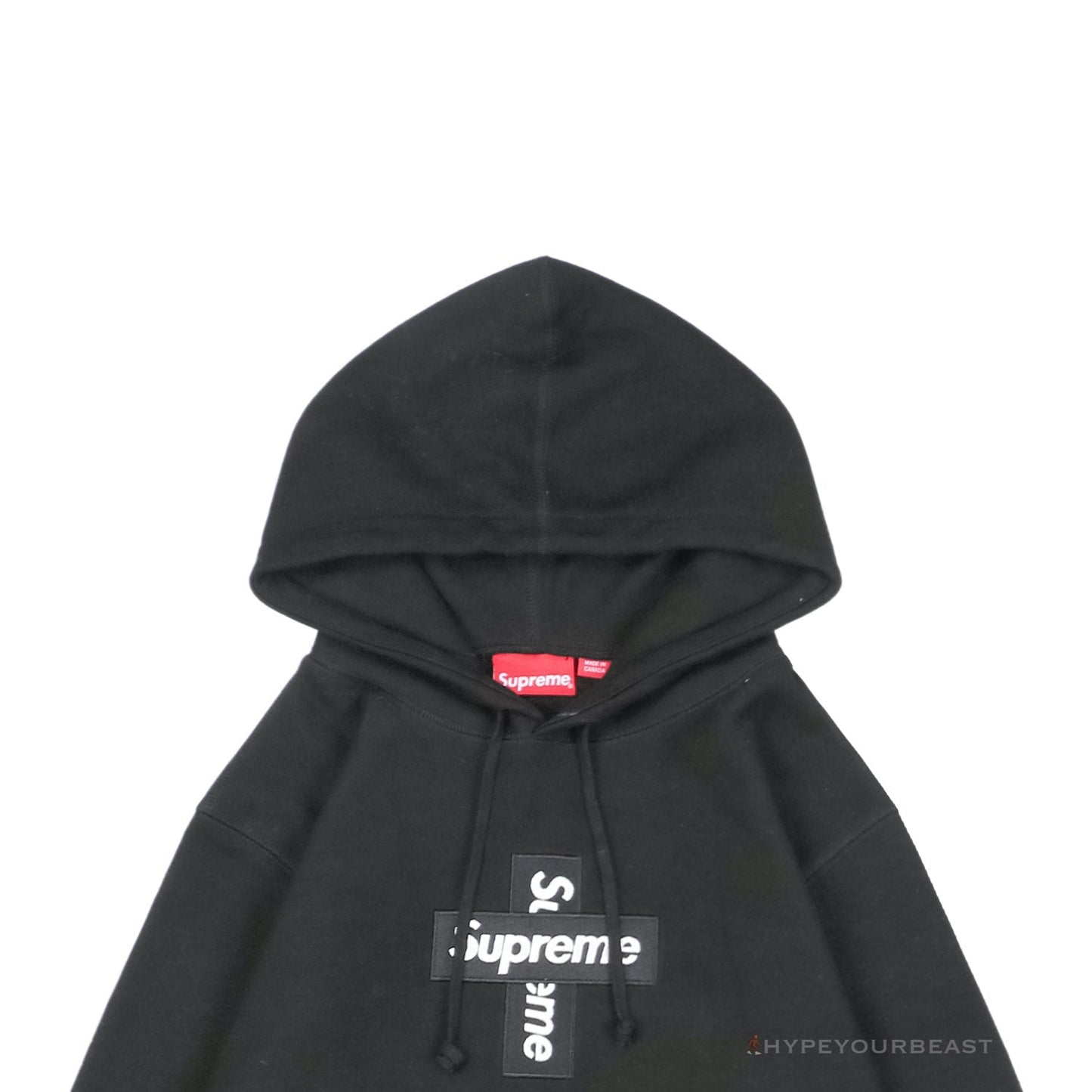 Supreme Cross Box Logo hoodie Black