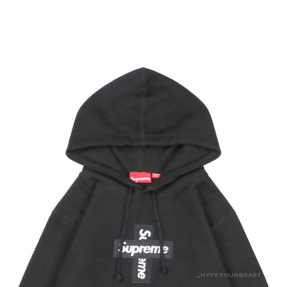 Supreme Cross Box Logo hoodie Black
