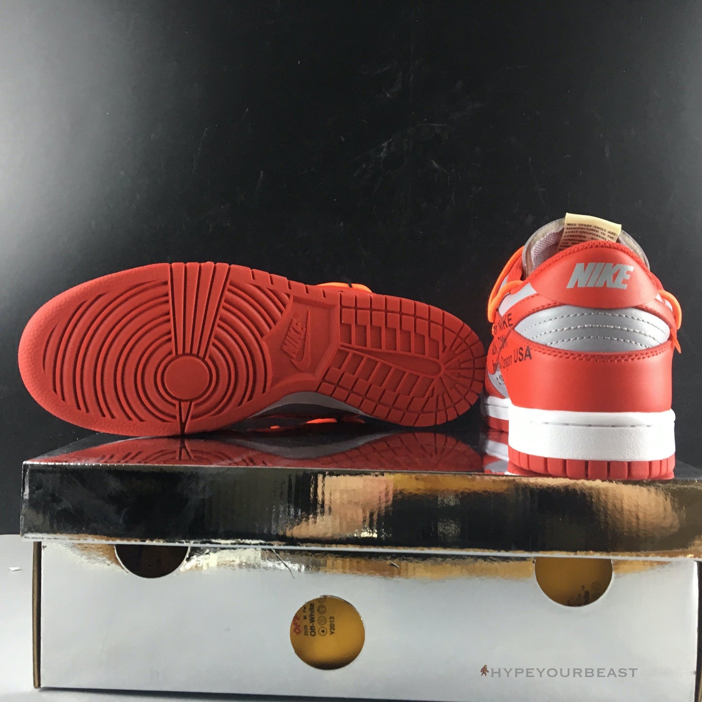 Nike Off-White X Dunk Low 'University Red'