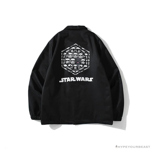 BAPE x Star Wars Collaboration Windbreaker Jacket 'BLACK'