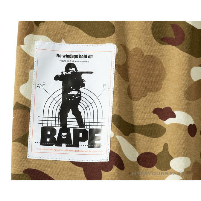 BAPE Military Style Desert Camouflage Tee Shirt 'YELLOW'