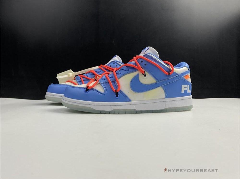 Futura X Off-White X Nike Dunk Low Blue