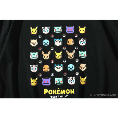 BAPE Baby Milo Pokémon Tee Shirt 'BLACK'