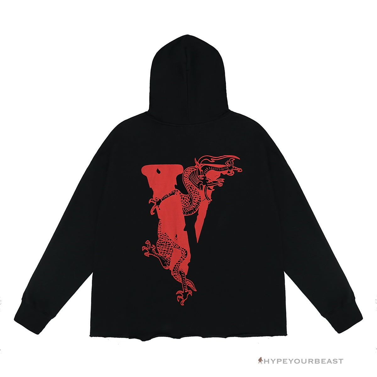 Vlone Black Red Serpent Hoodie