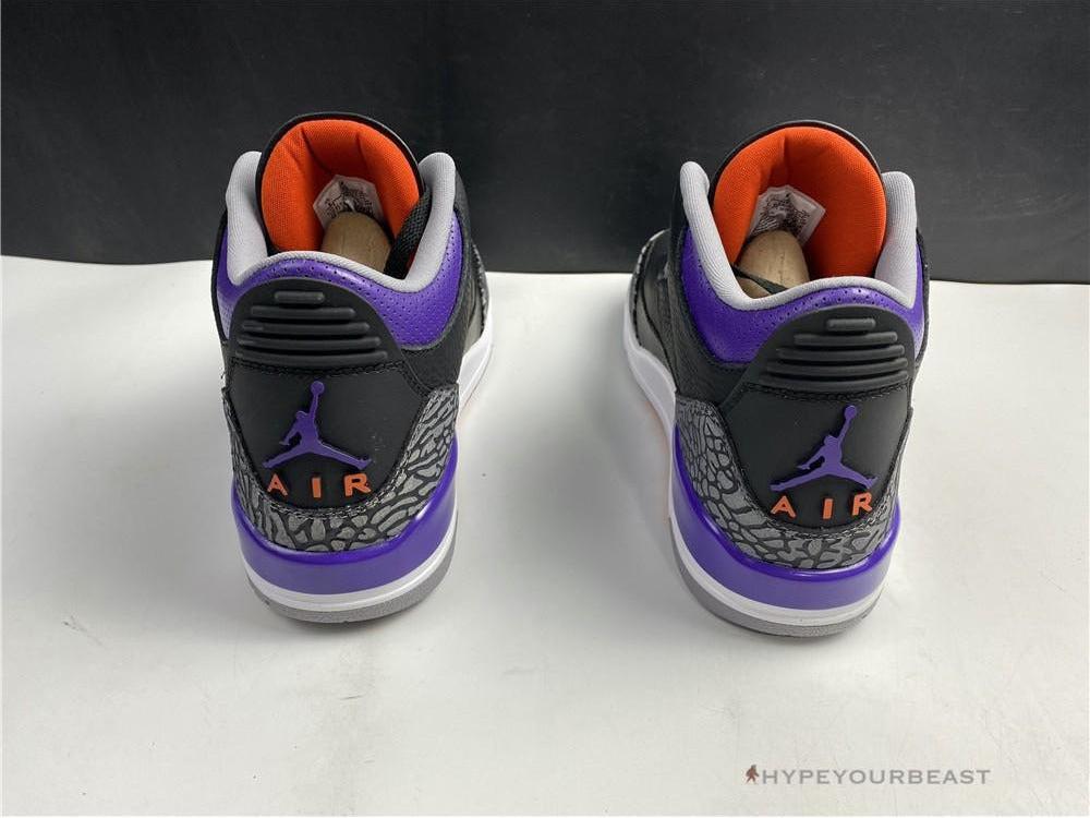 Air Jordan 3 'Court Purple Black Cement'