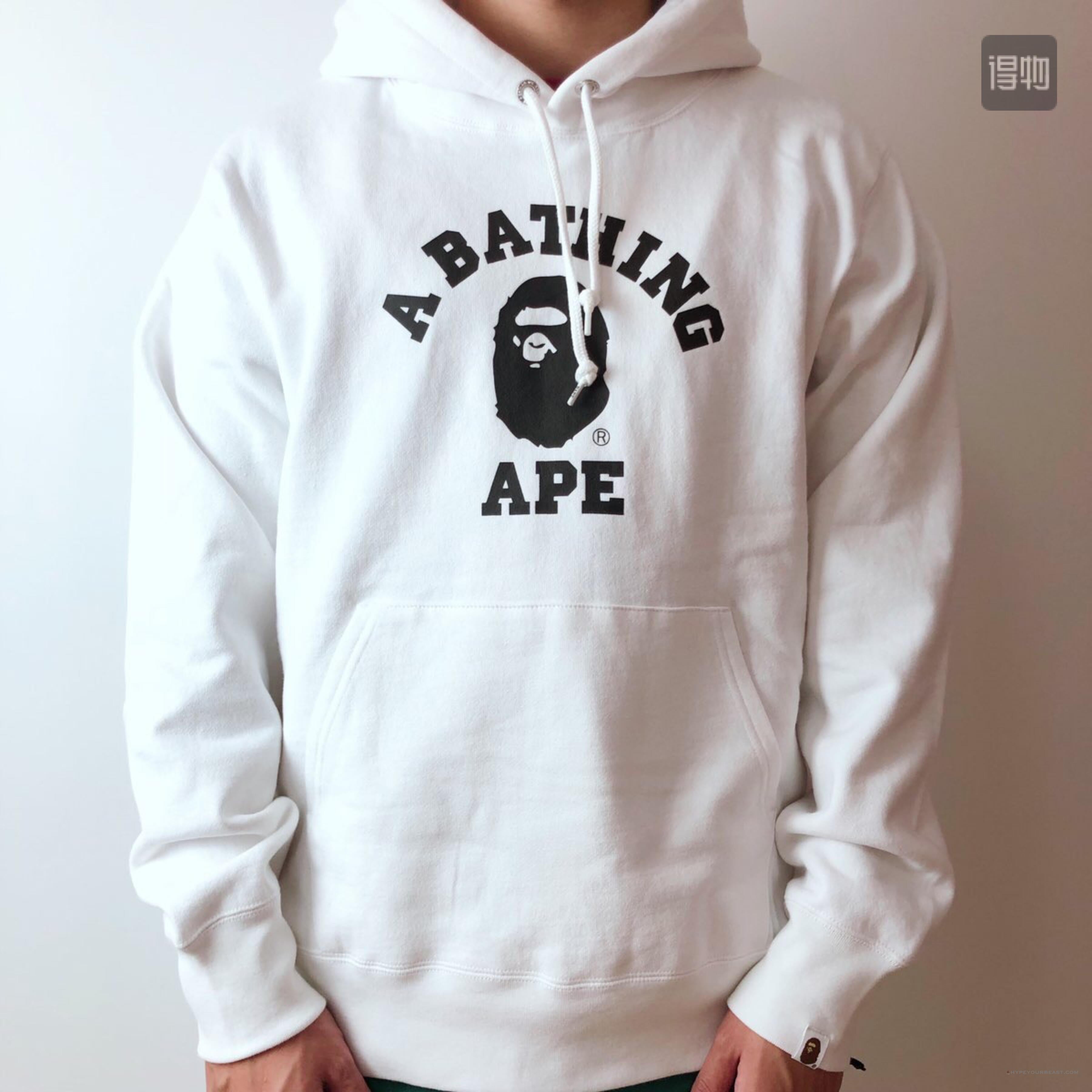 BAPE x Bathing Ape Head Hoodie 'WHITE'