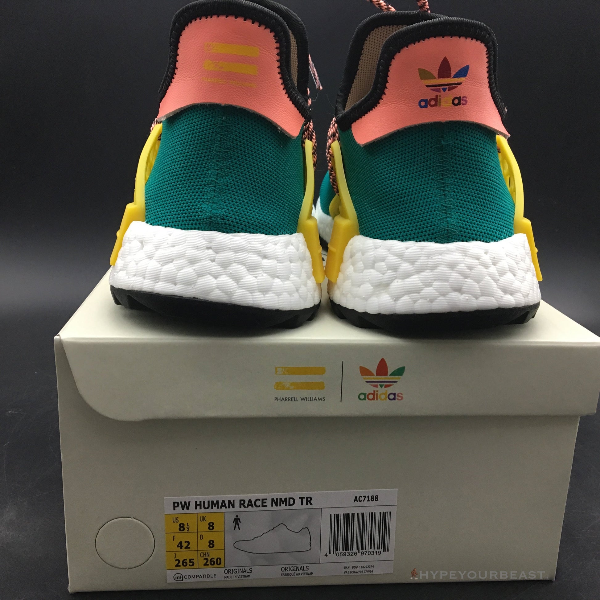Adidas NMD Pharrell X NMD Human Race Sun Glow