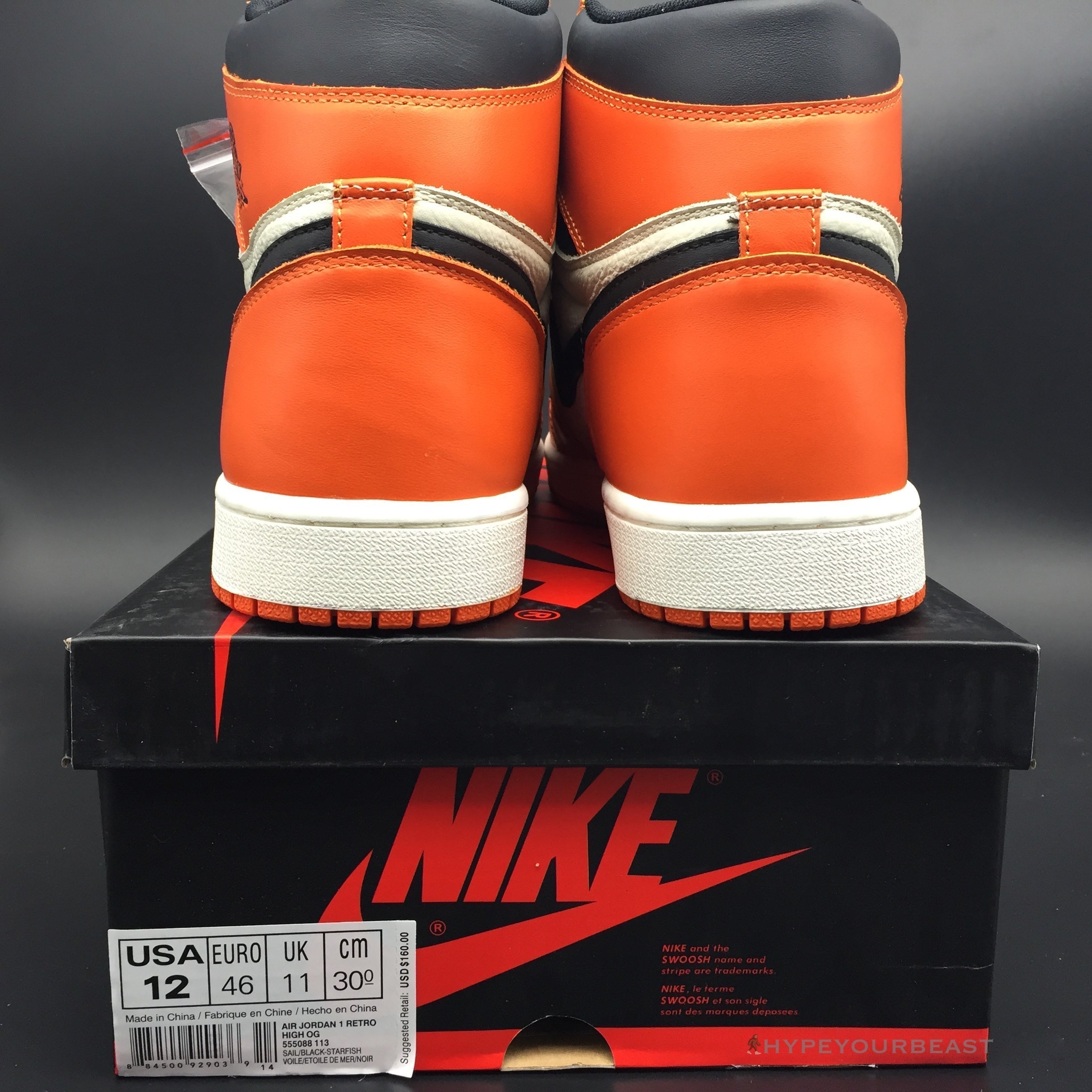 Air Jordan 1 Retro High OG 'Reverse Shattered Backboard'